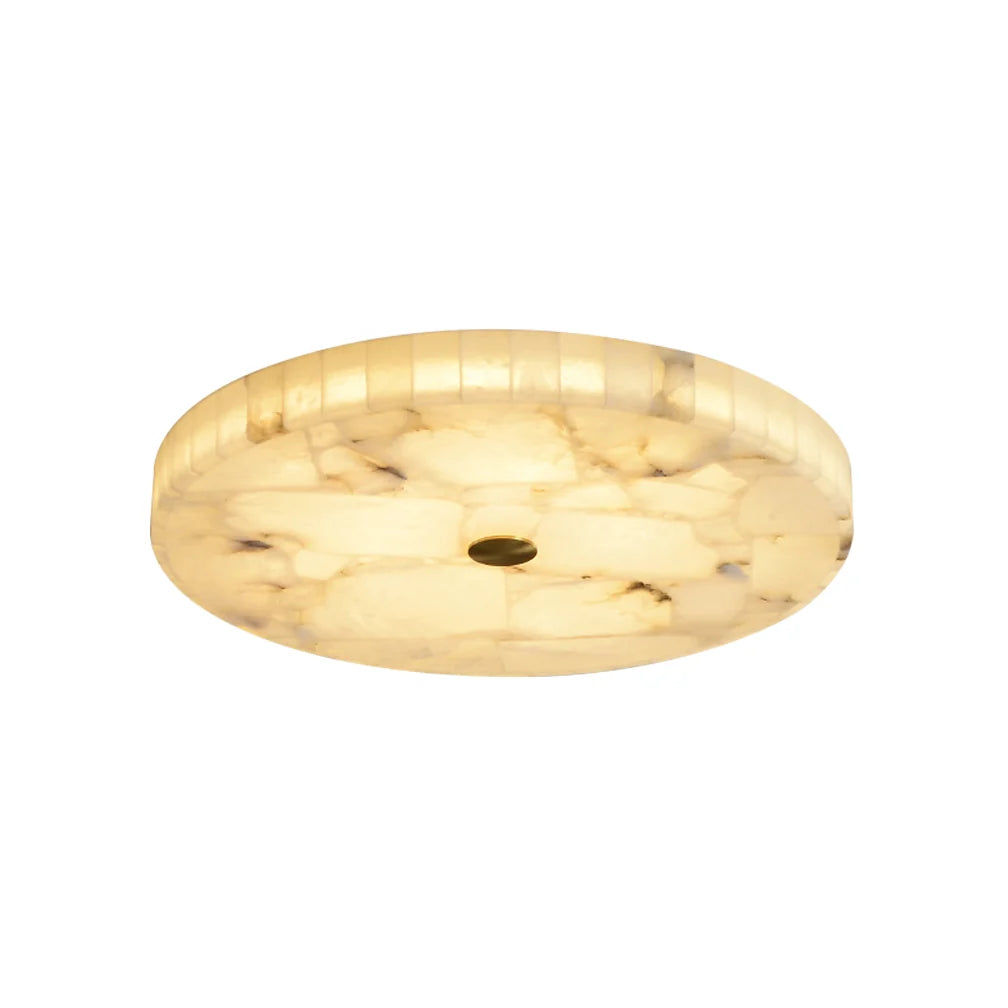 Alabaster Round Ceiling Lamp