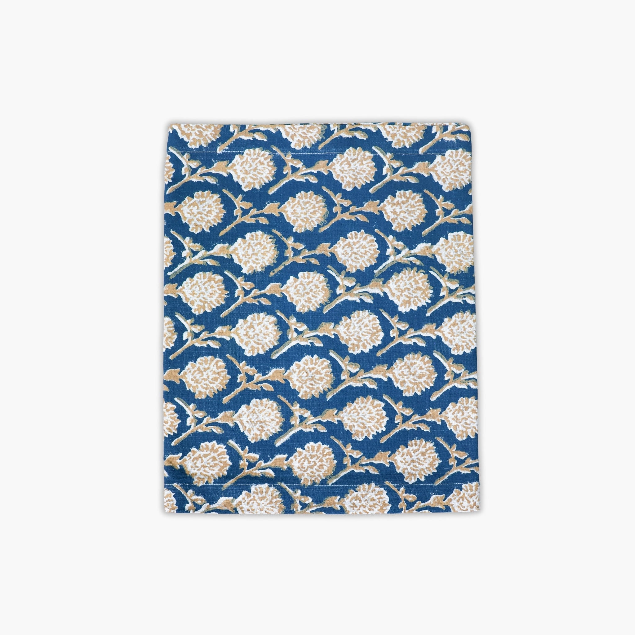 Nikhar Linen Table Runner — Ink Blue