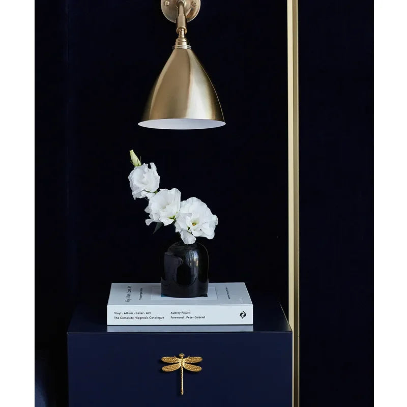Brass Dragonfly Cabinet Pull