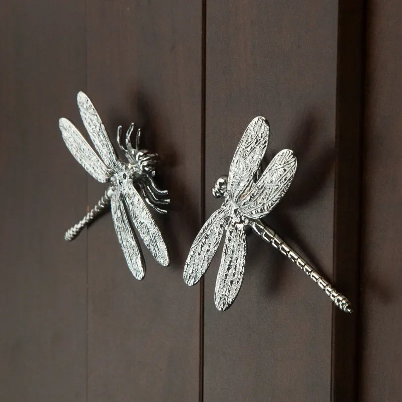 Brass Dragonfly Cabinet Pull