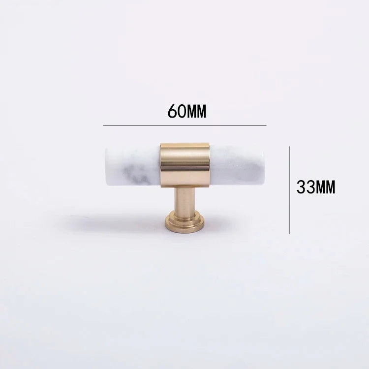 Marble & Brass Cabinet Pulls and Knobs