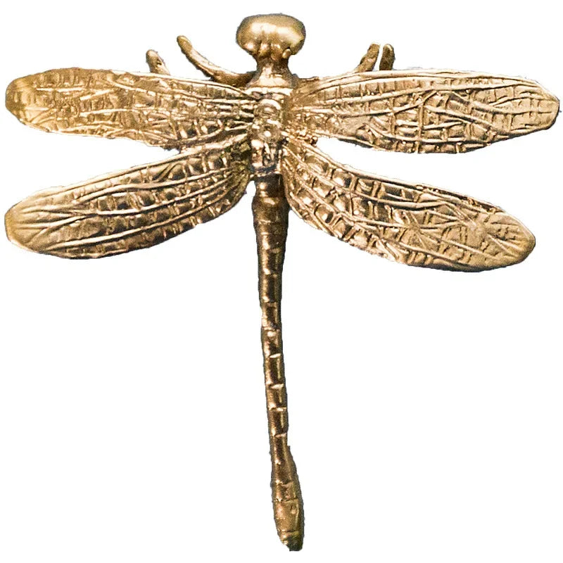 Brass Dragonfly Cabinet Pull
