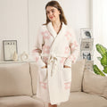 Daisies Robe with Pockets and Belt