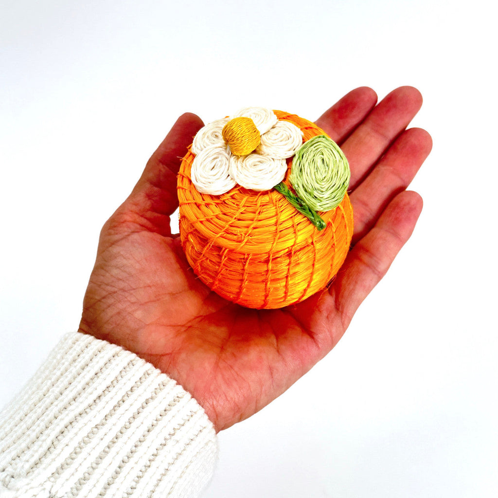 Yellow Daisy Tiny Basket