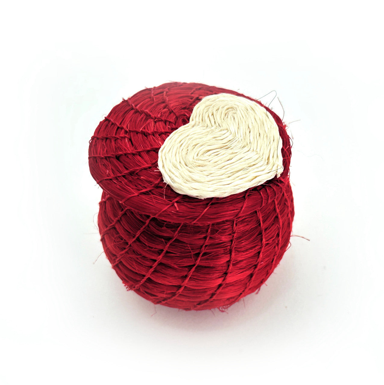 Red Tiny Basket with Love Heart