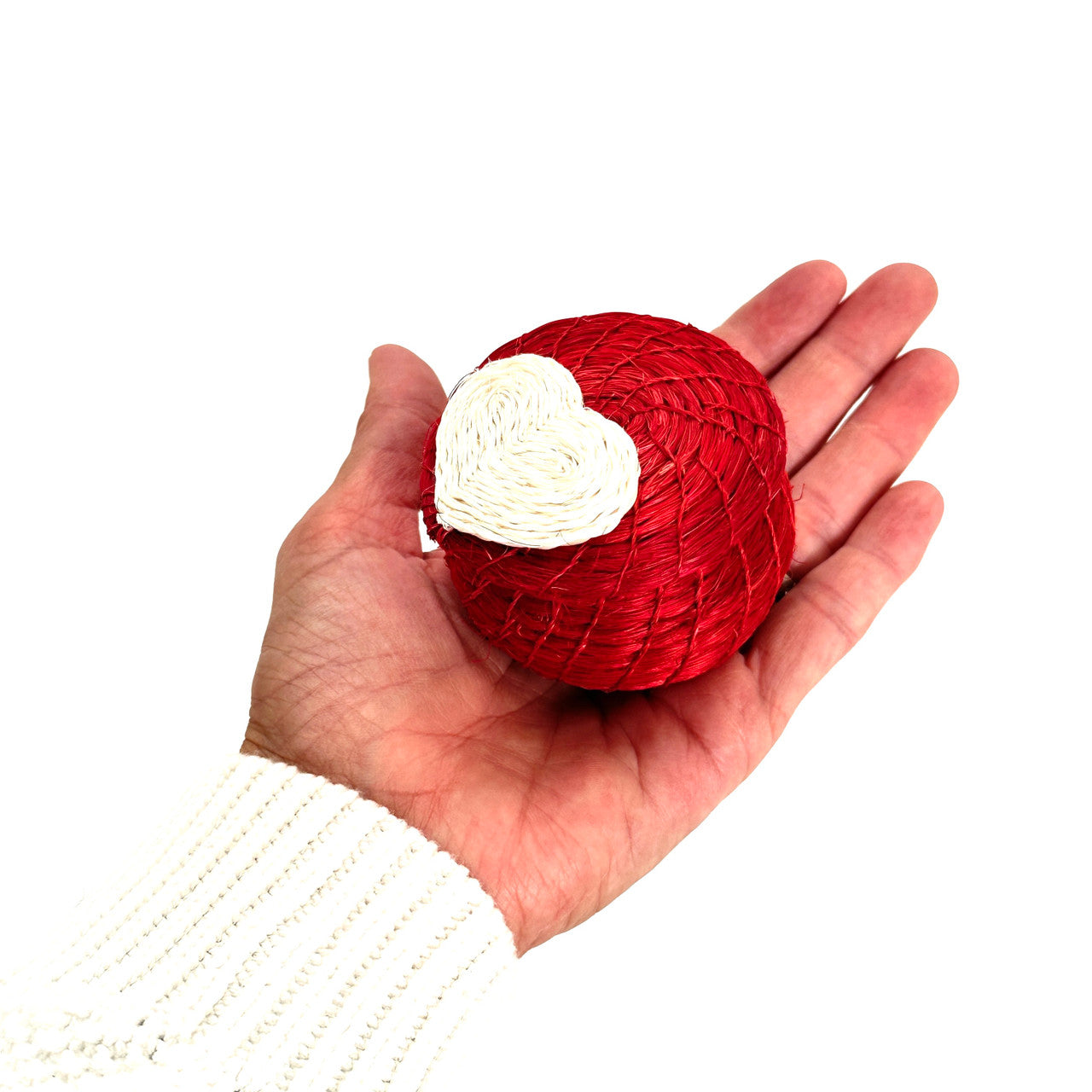 Red Tiny Basket with Love Heart
