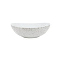 Silver Rain Large Salad Bowl