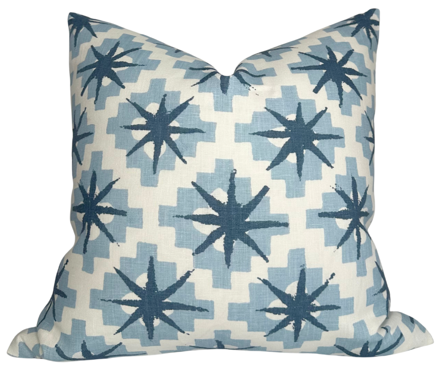 Starburst Pillow Cover in North Blue/Blue, Peter Dunham Textiles