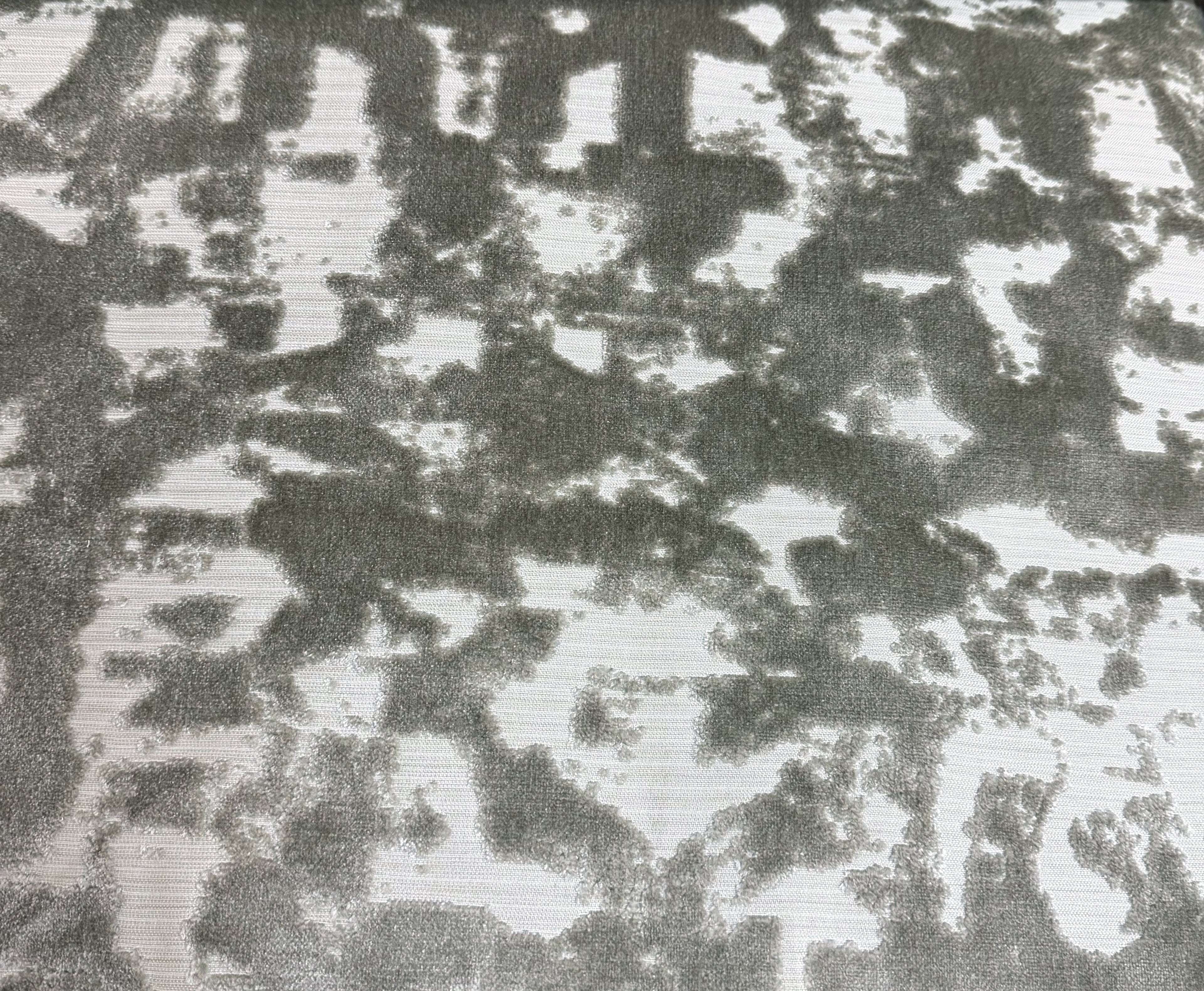 STELLA - ABSTRACT CUT VELVET UPHOLSTERY FABRIC BY THE YARD