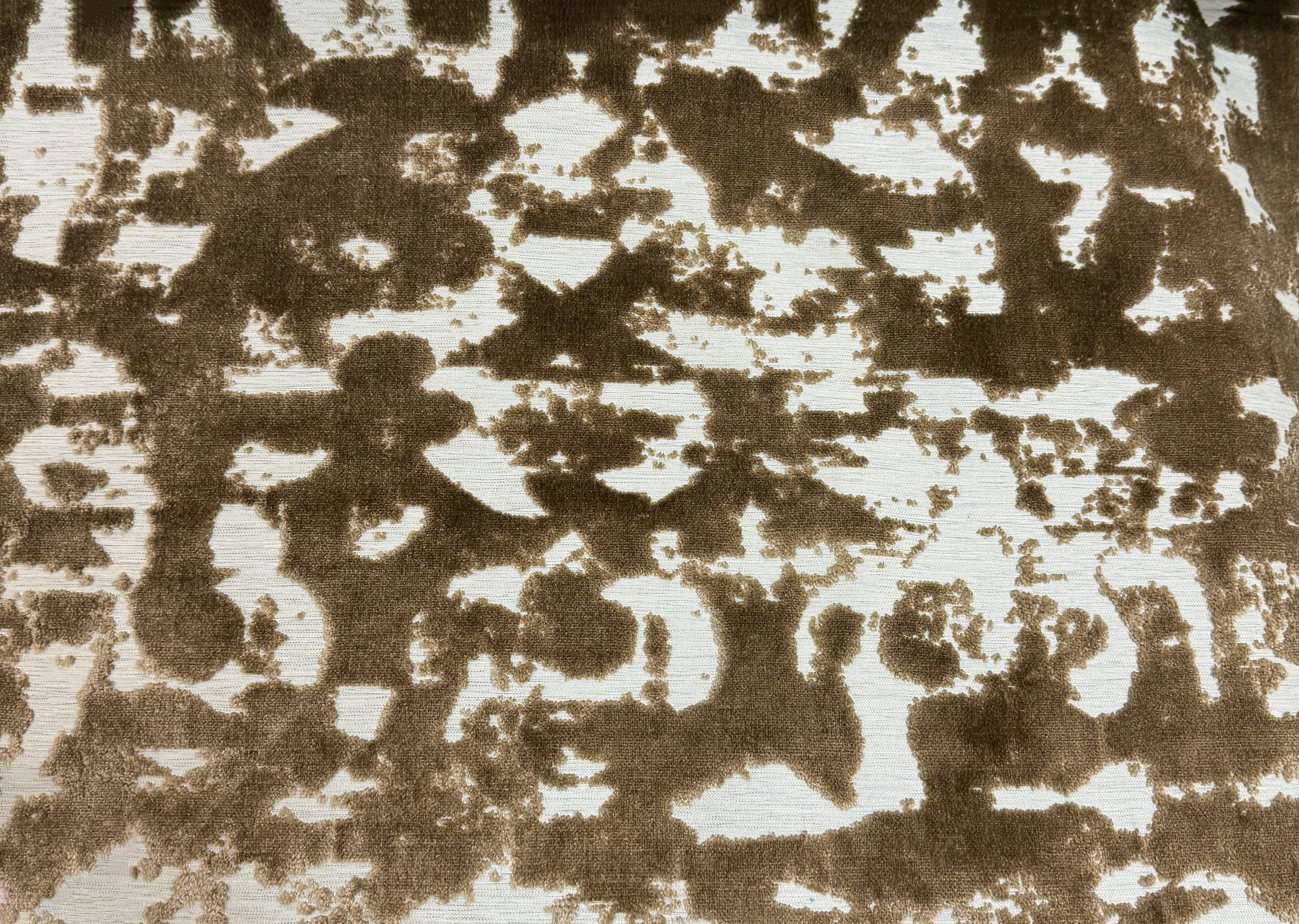 STELLA - ABSTRACT CUT VELVET UPHOLSTERY FABRIC BY THE YARD