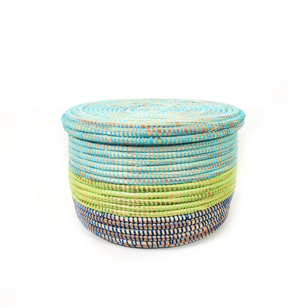 Modern Storage Basket Set - Coastal Blues