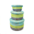 Modern Storage Basket Set - Coastal Blues