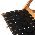 Sava Indoor-Outdoor Folding Chair in Black Webbing