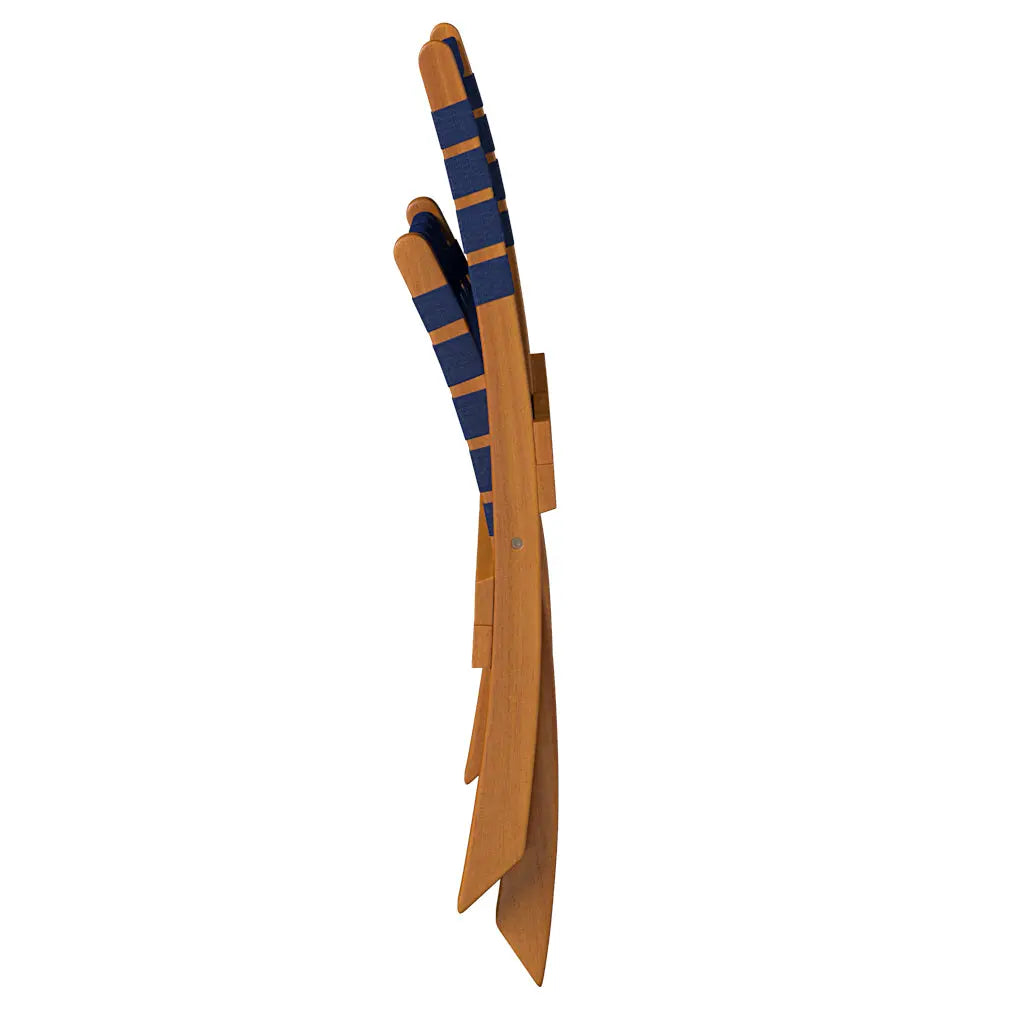 Sava Folding Outdoor Chair, Navy Blue
