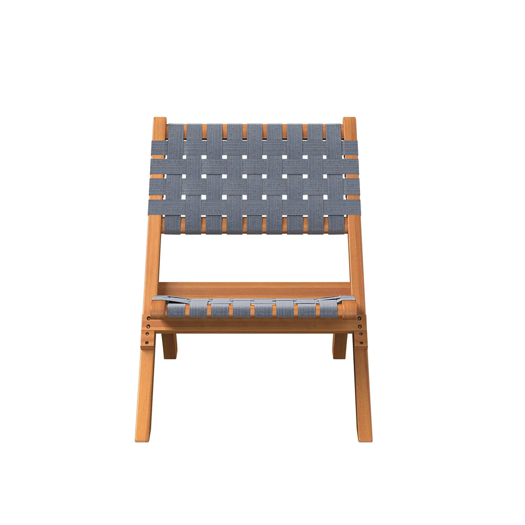 Sava Folding Outdoor Chair, Gray