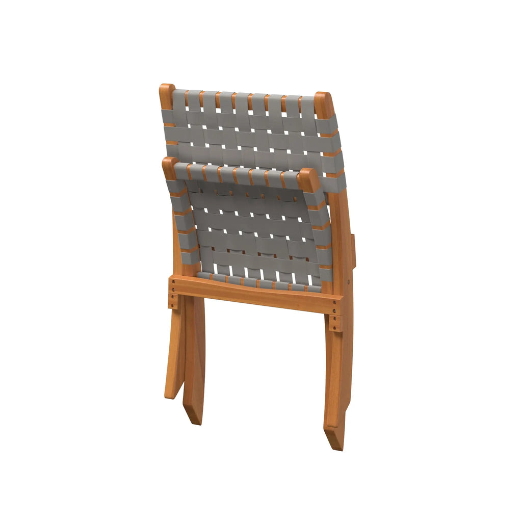 Sava Folding Outdoor Chair, Gray