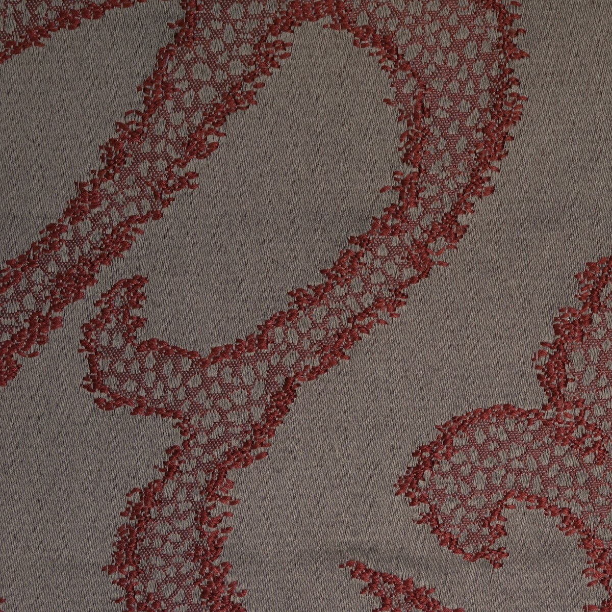 Savoy 110 in. Embroidered Drapery Fabric
