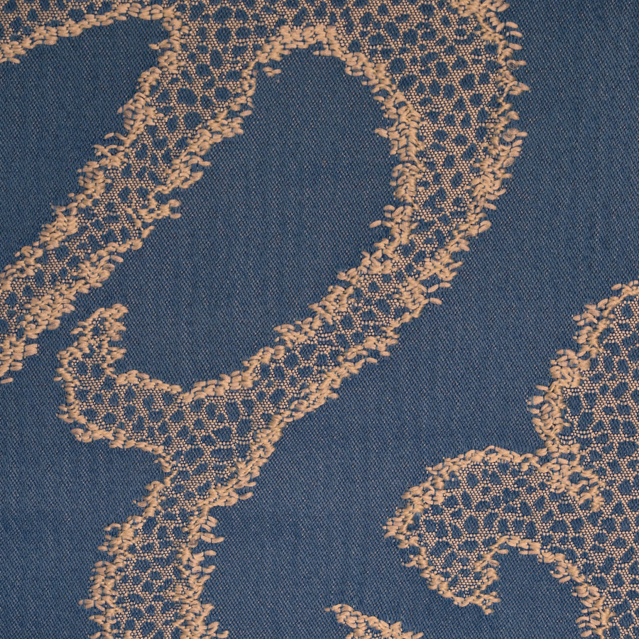 Savoy 110 in. Embroidered Drapery Fabric