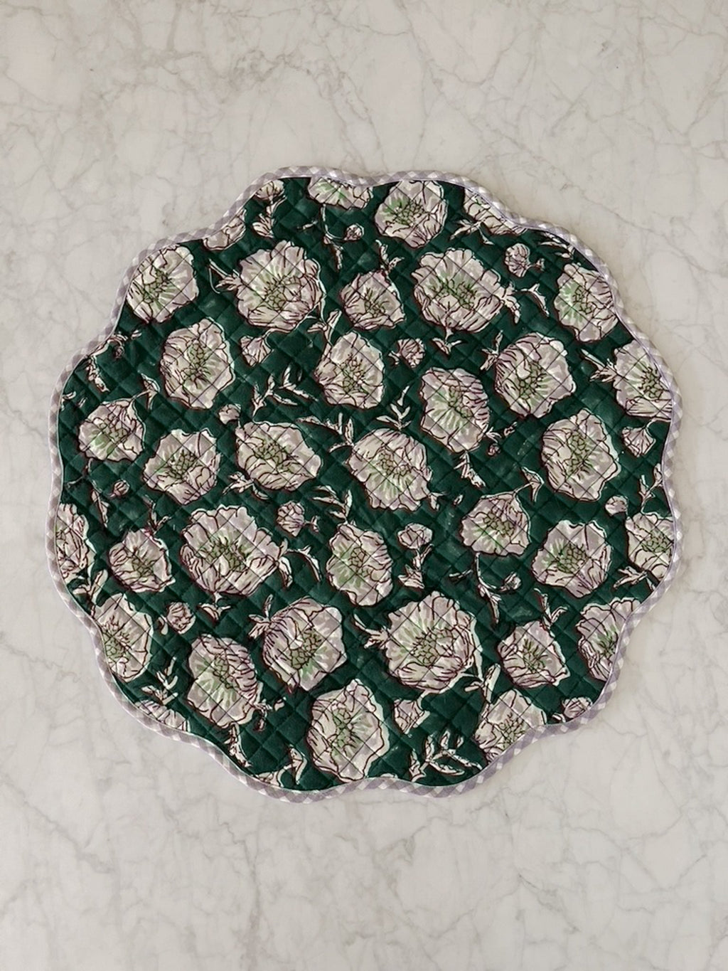 Floral Scalloped Placemats