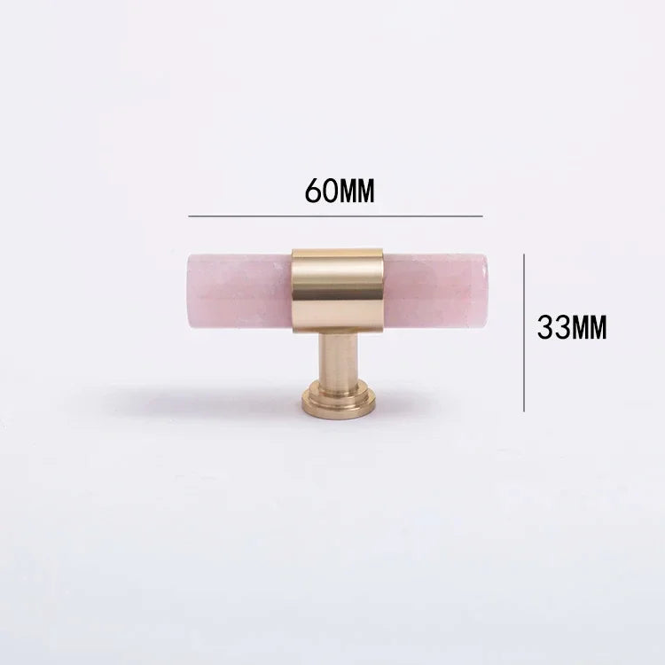 Marble & Brass Cabinet Pulls and Knobs