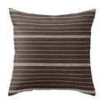 Cusco Stripe Pillow Cover in Chocolate
