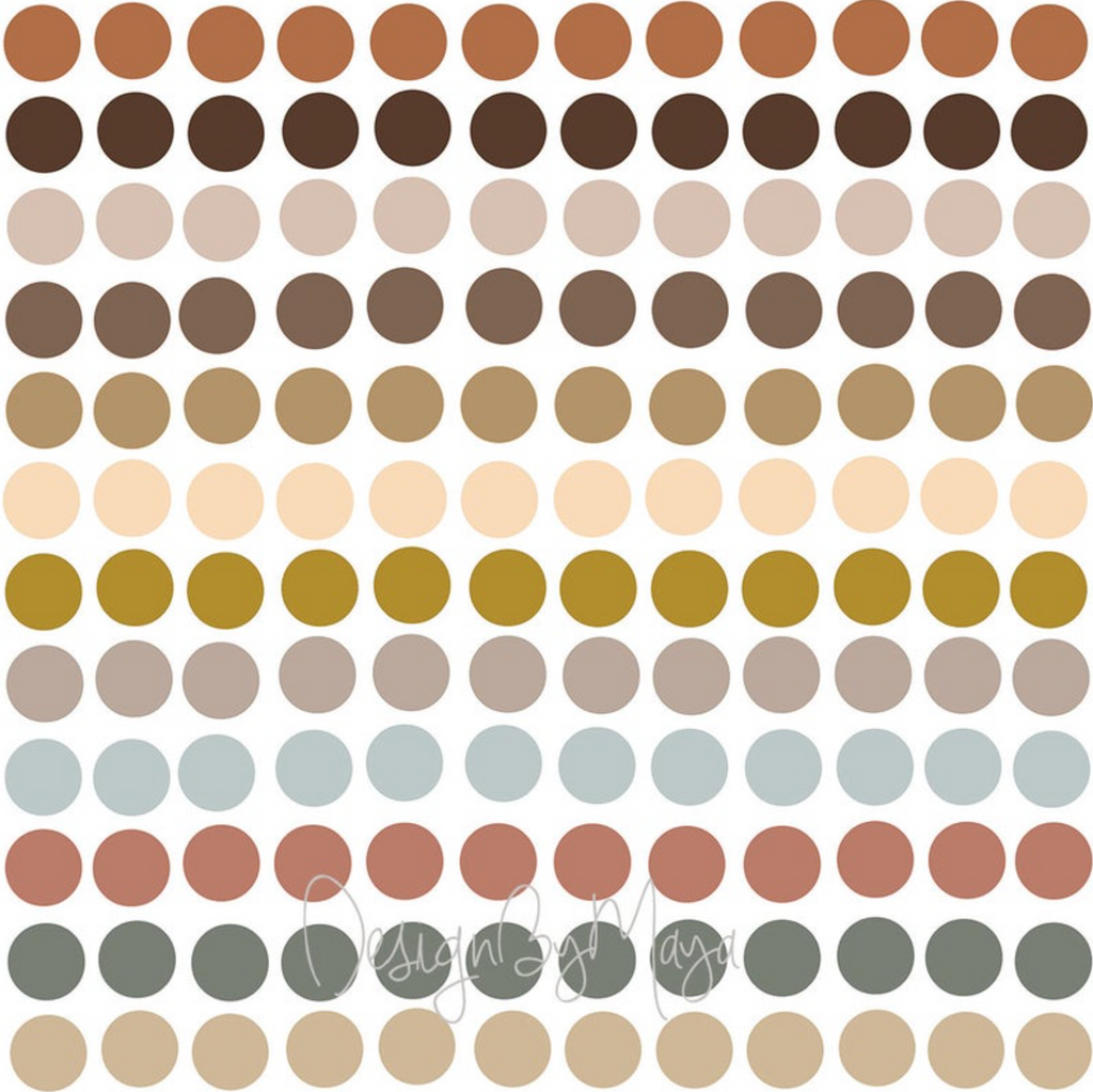Abstract Desert Shapes - Fabric Nursery Wall Art Decals
