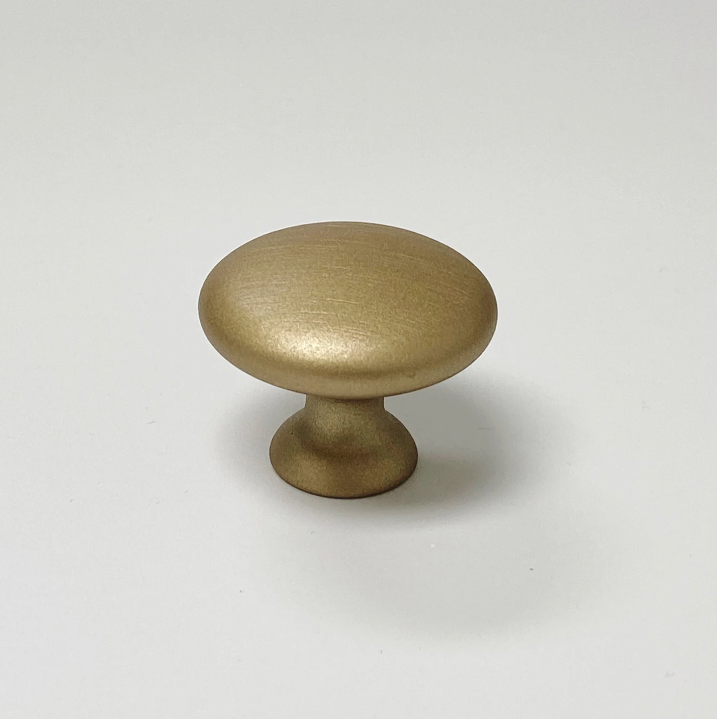Capri Brushed Gold Cup Drawer Pull, Ring Pull or Round Cabinet Knob