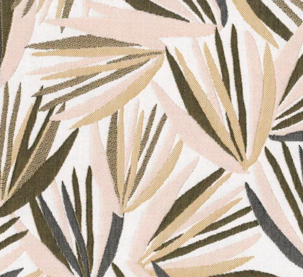 Palmetto Floral Pillow Cover in Ginger, Perennials Textiles