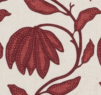 Desert Floral Pillow Cover in Sunbaked Red, Thibaut Pillows
