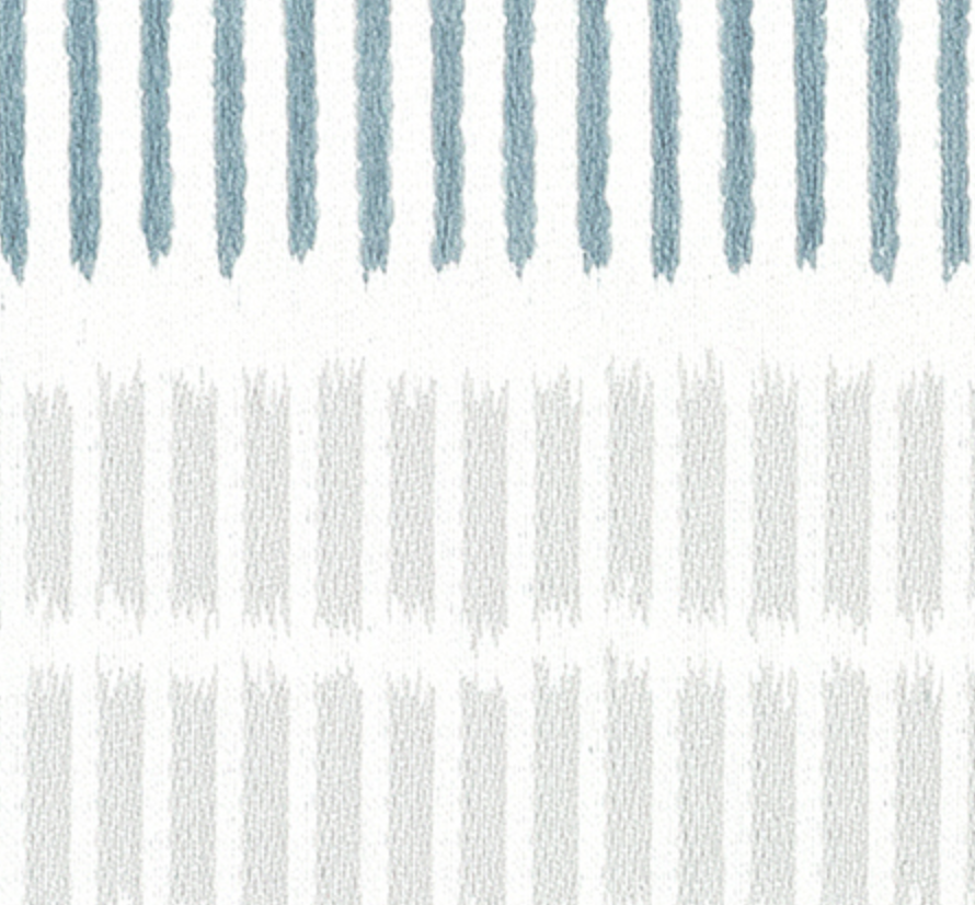 Topsail Pillow Cover in Sterling and Slate, Thibaut Pillows