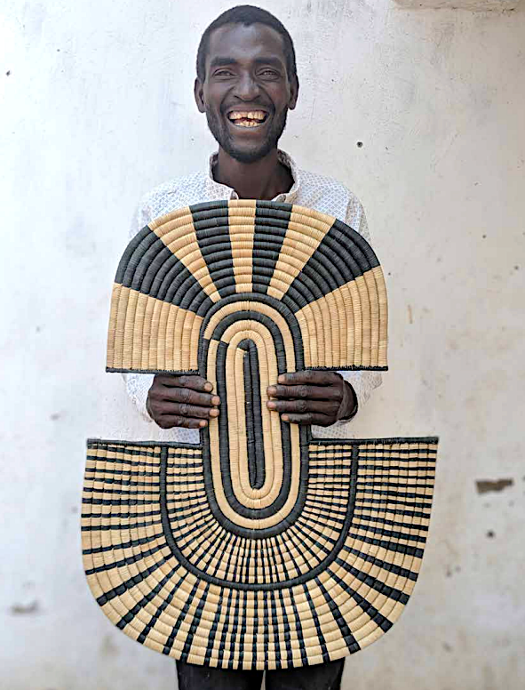 Abstract Mask Wall Hanging 2