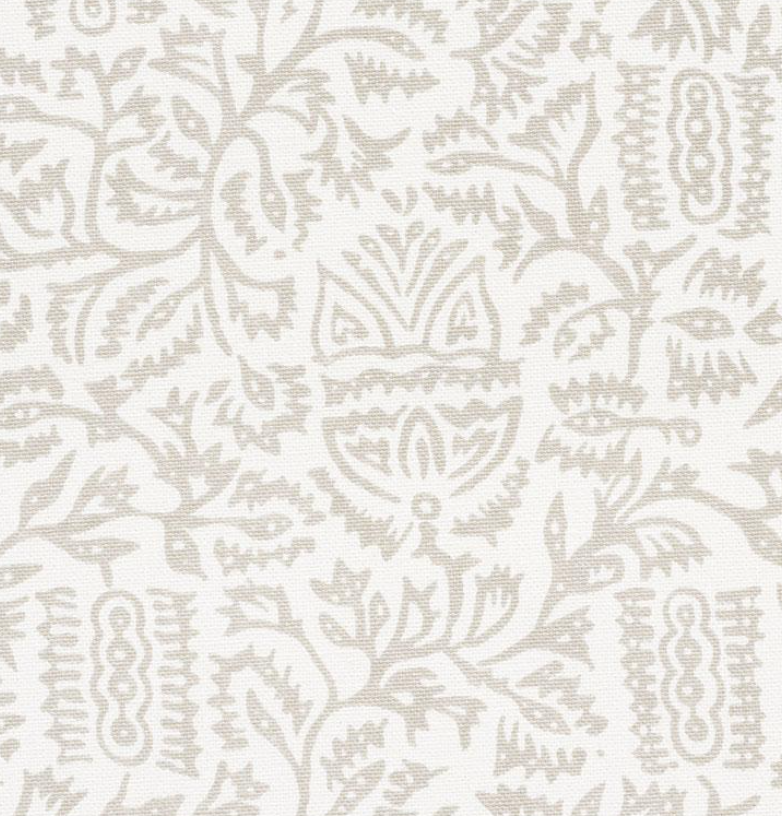 Morris Pillow Cover in Taupe, Schumacher Textiles