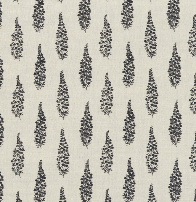 Hollyhock Pillow Cover in Jet, McLaurin + Piercy Textiles