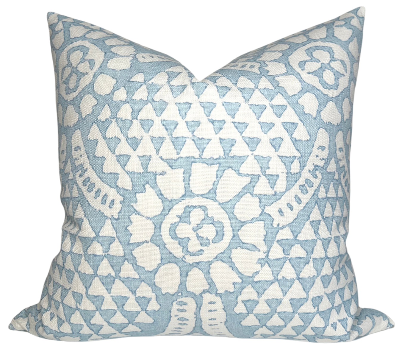 Chamomile Pillow Cover in Spa Blue, Thibaut Pillows