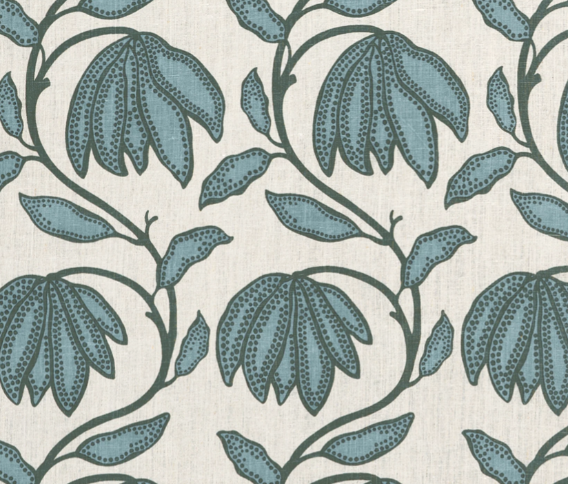 Desert Floral Pillow Cover in Wild Sage, Thibaut Pillows