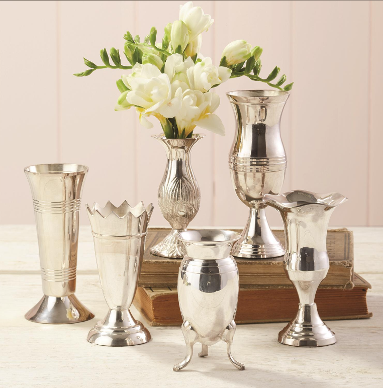 Queen Anne Silver-Plated Vase