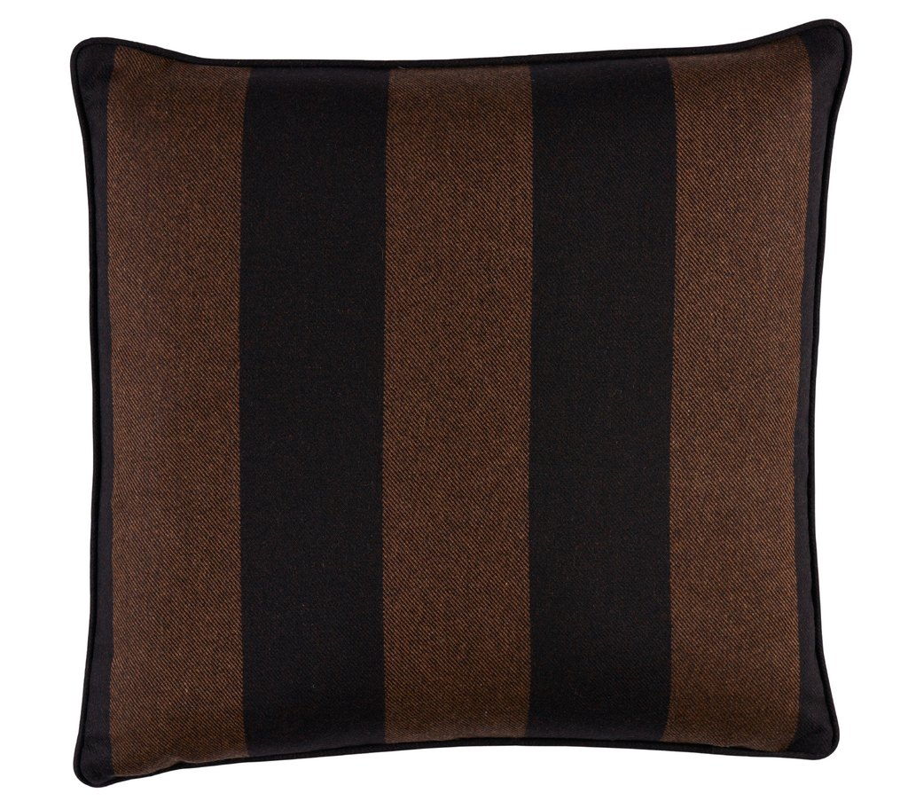 Hemlock Woven Pillow Cover in Java Brown, Schumacher Textiles