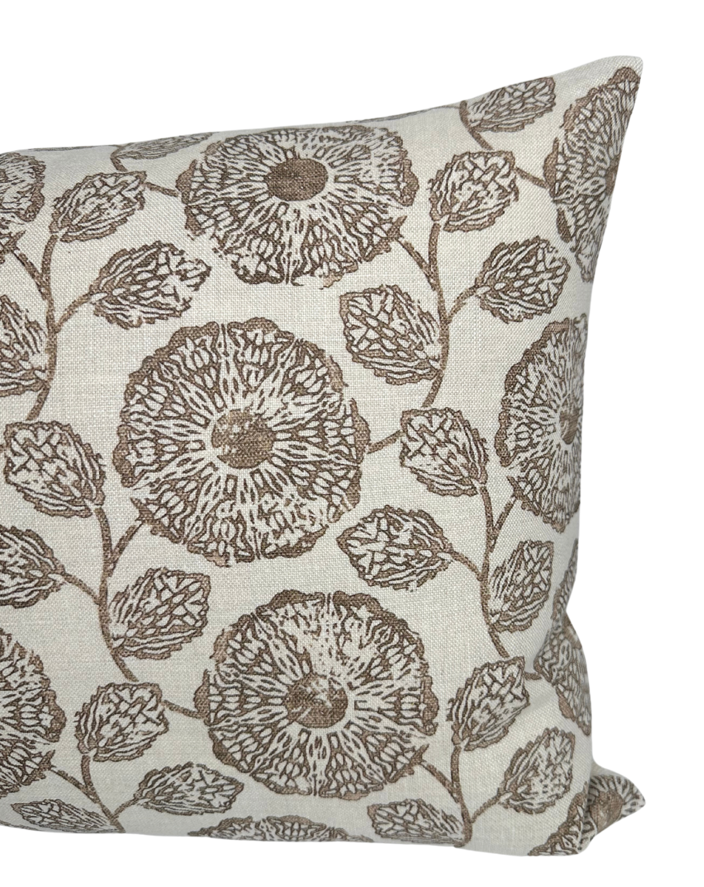 Freedia Pillow Cover in Sepia, Susan Connor Textiles