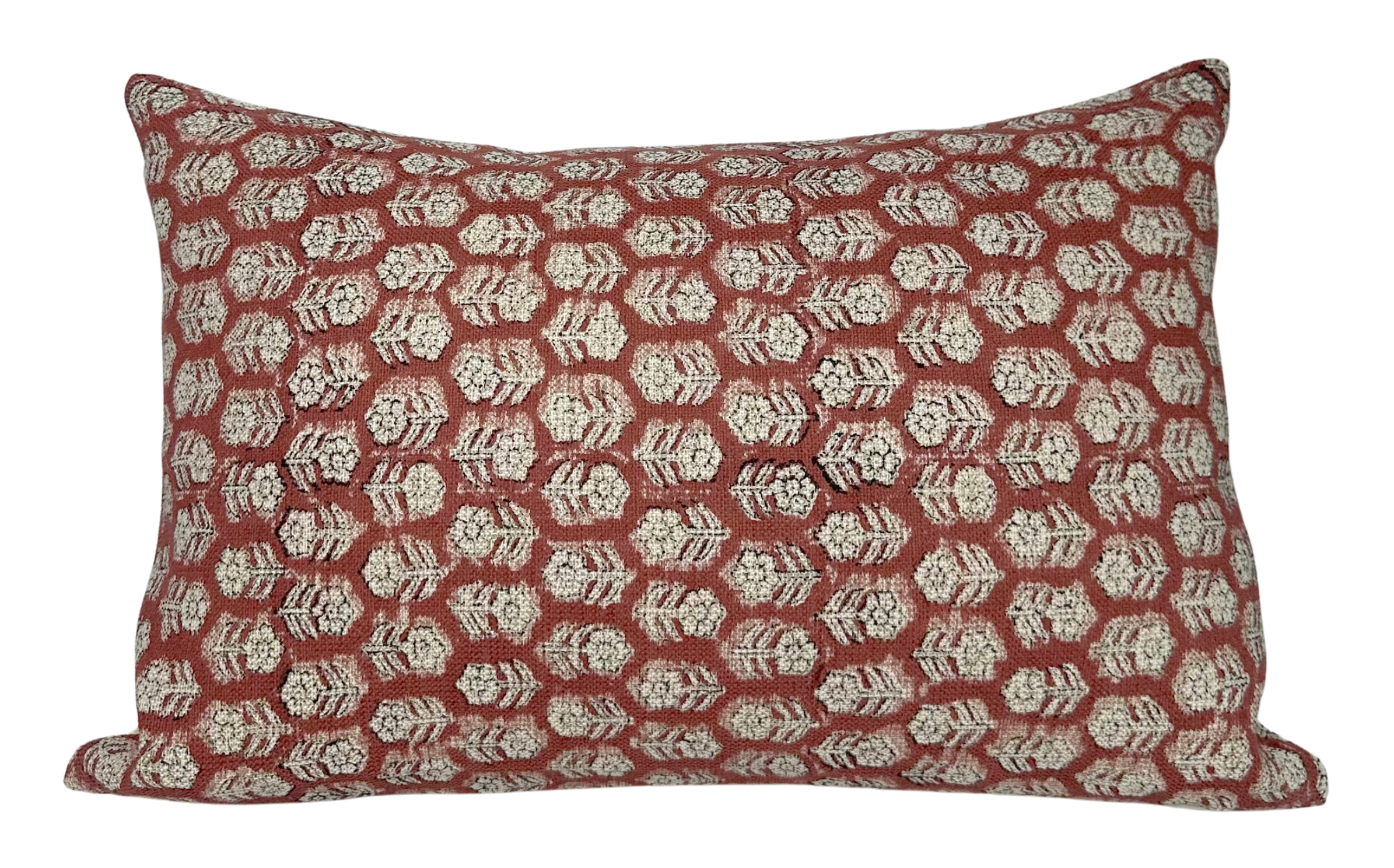 Floral Pillow Cover in Saffron