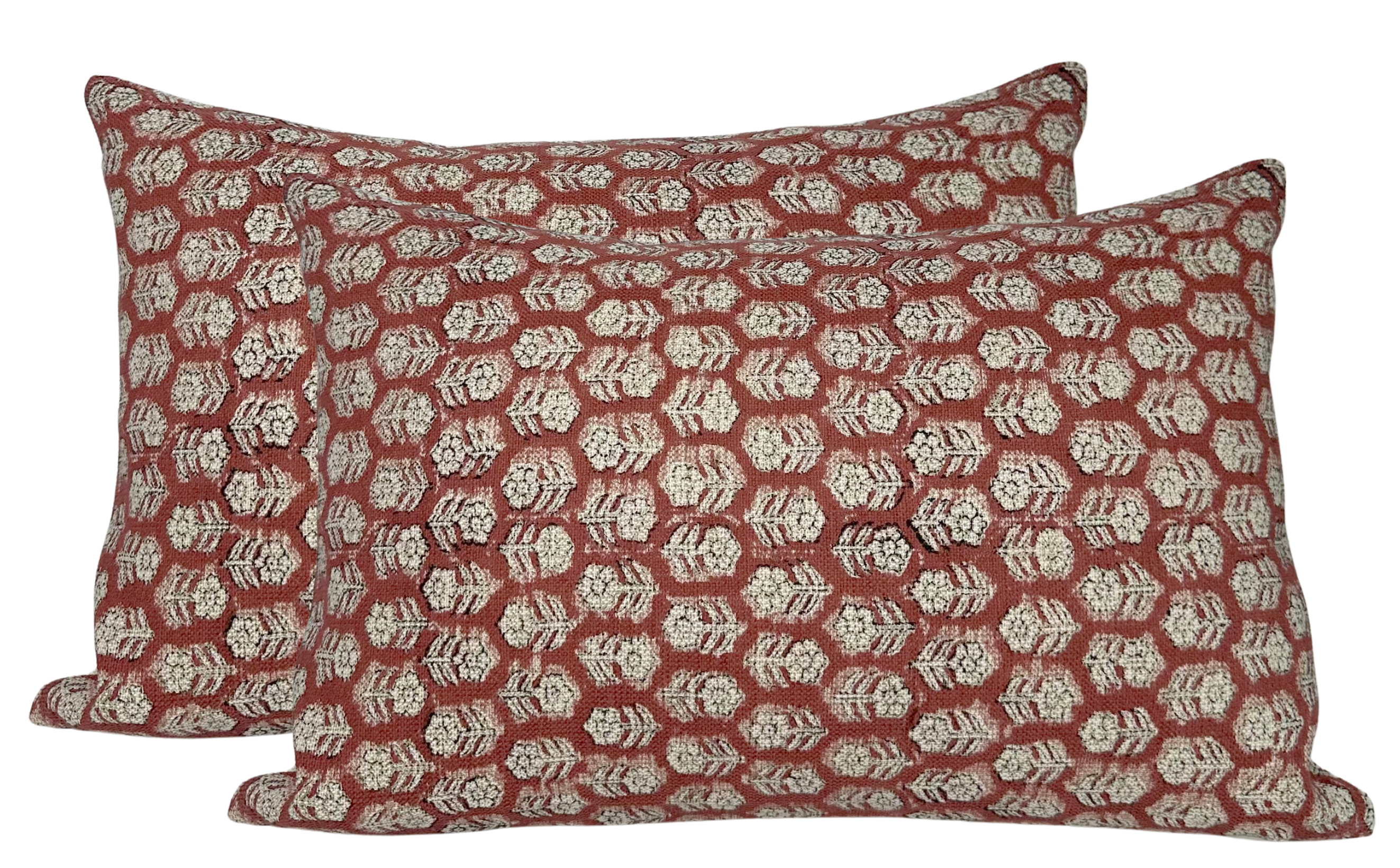 Floral Pillow Cover in Saffron