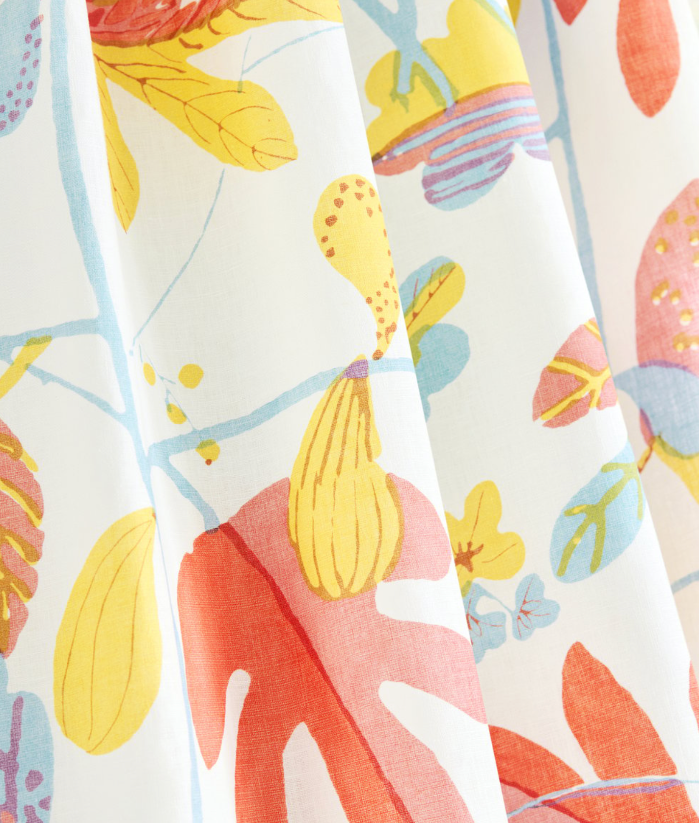 Matisse Floral Pillow Cover in Coral, Thibaut Pillows