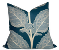 Lacinato Pillow Cover in Mineral Blue, Thibaut Pillows