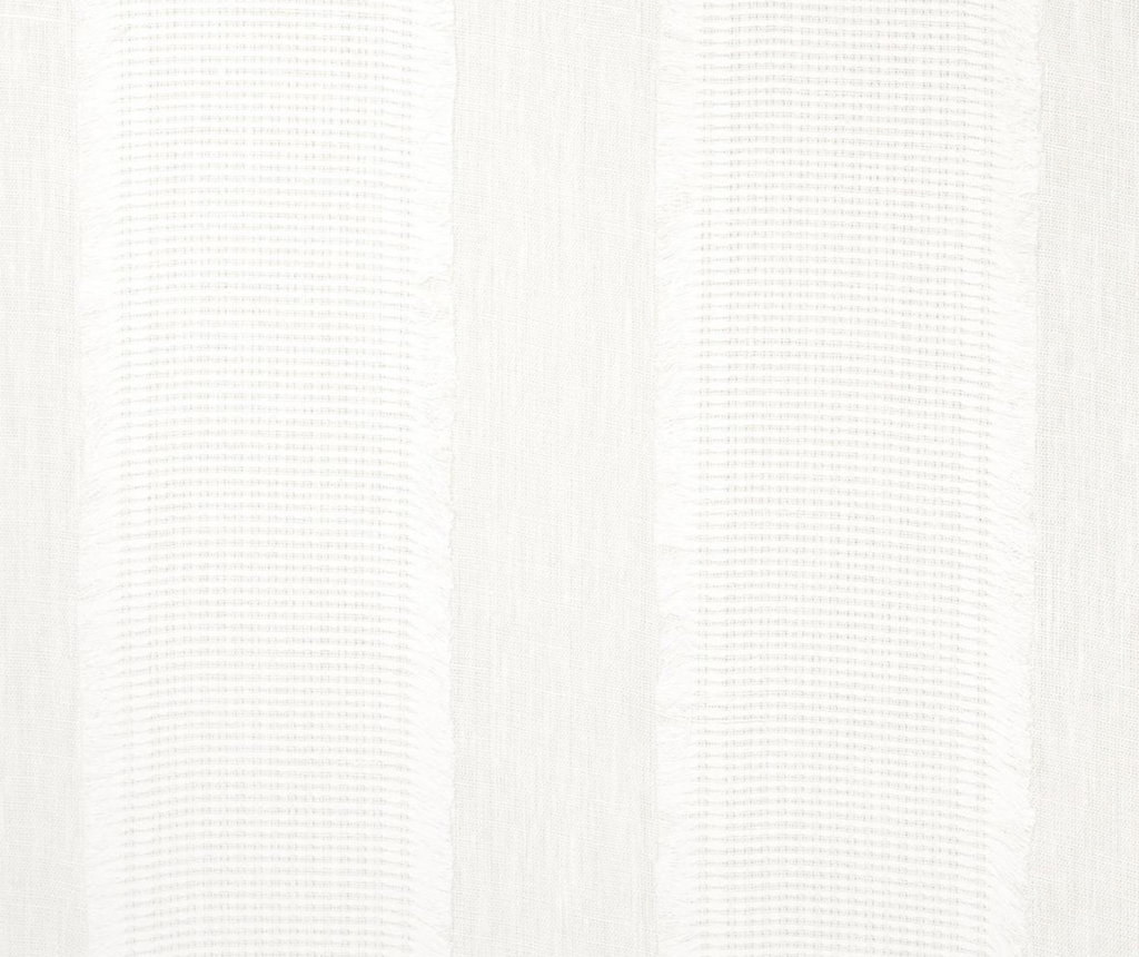 Tulum Casement Embroidered Pillow Cover in Ivory, Schumacher Textiles