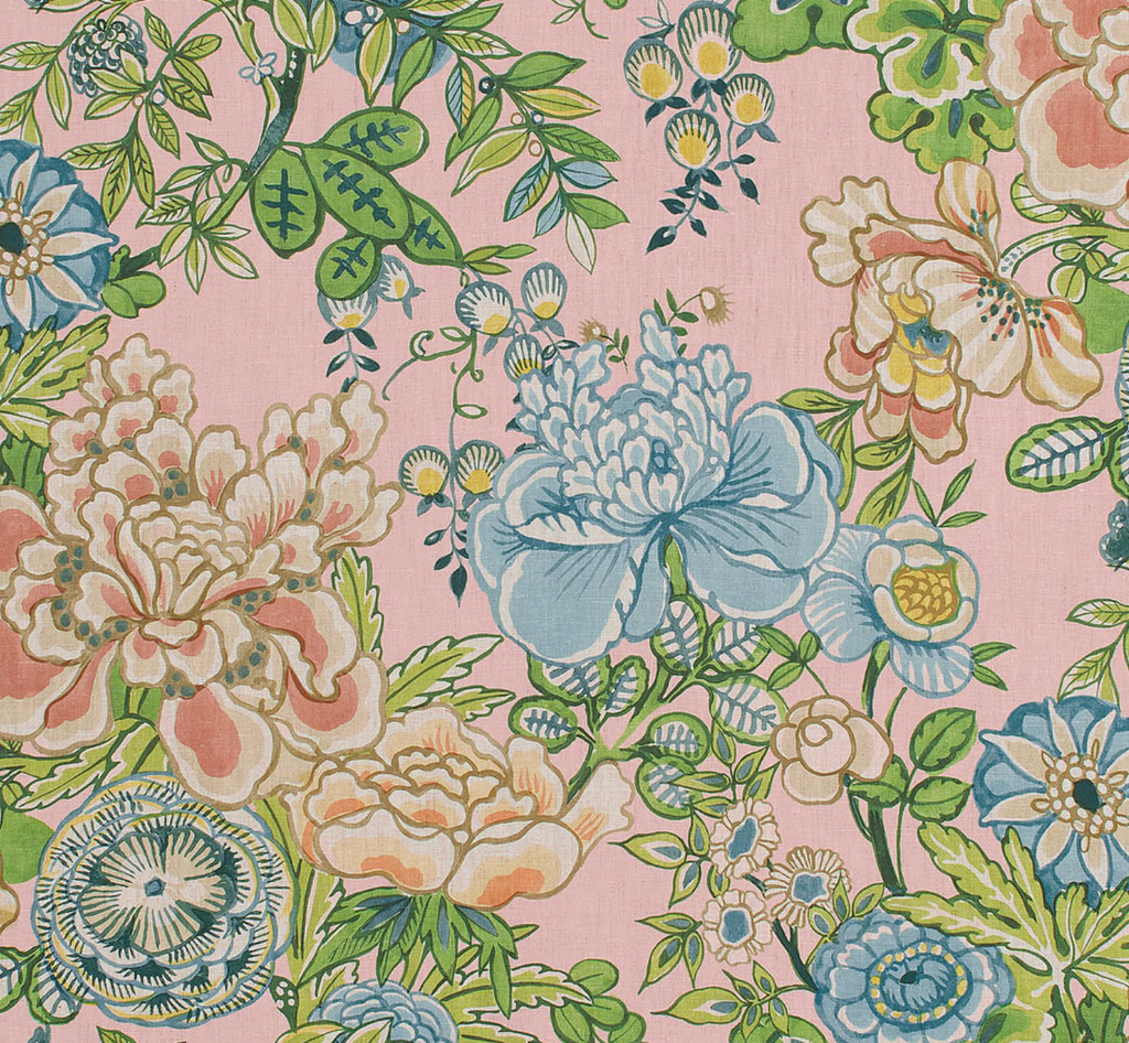 Peony Garden Floral Pillow Cover in Blush, Thibaut Pillows