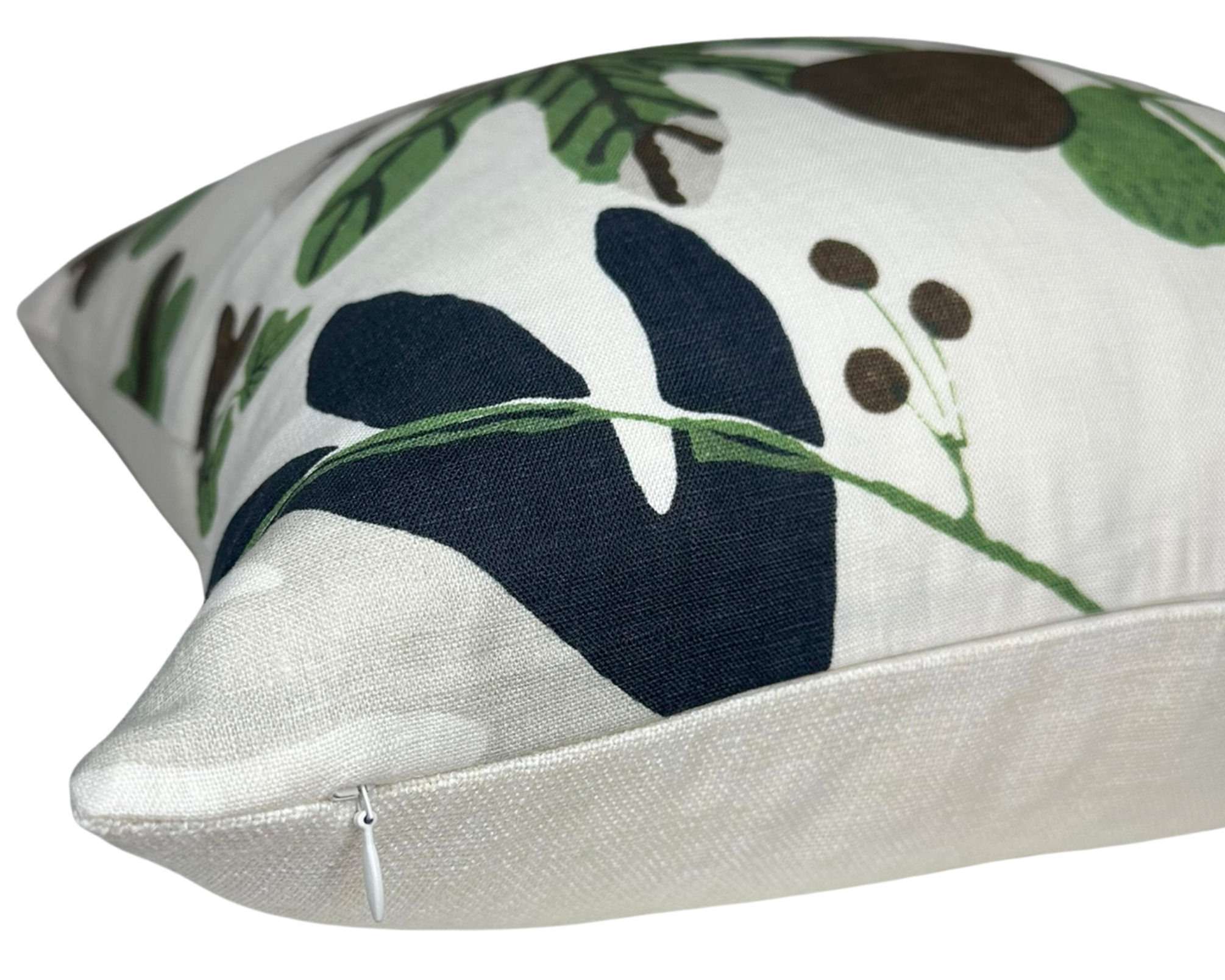 Matisse Leaf Pillow Cover in Green, Thibaut Pillows