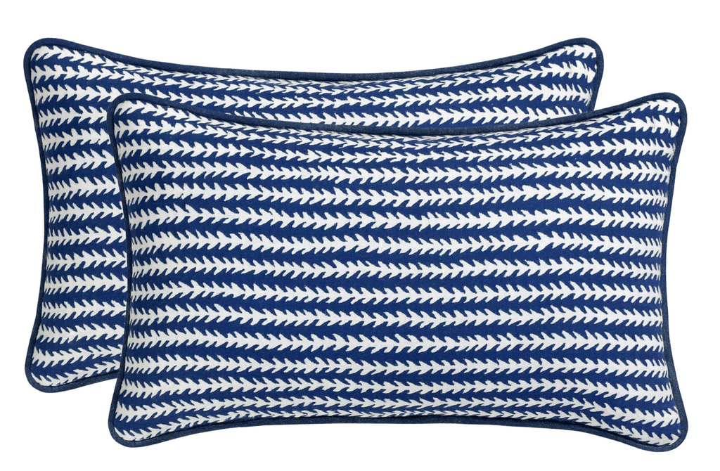 Horizon Pillow Cover in Indigo