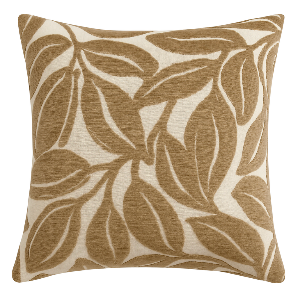 Kona Performance Velvet Pillow Cover in Mocha, Thibaut Pillows