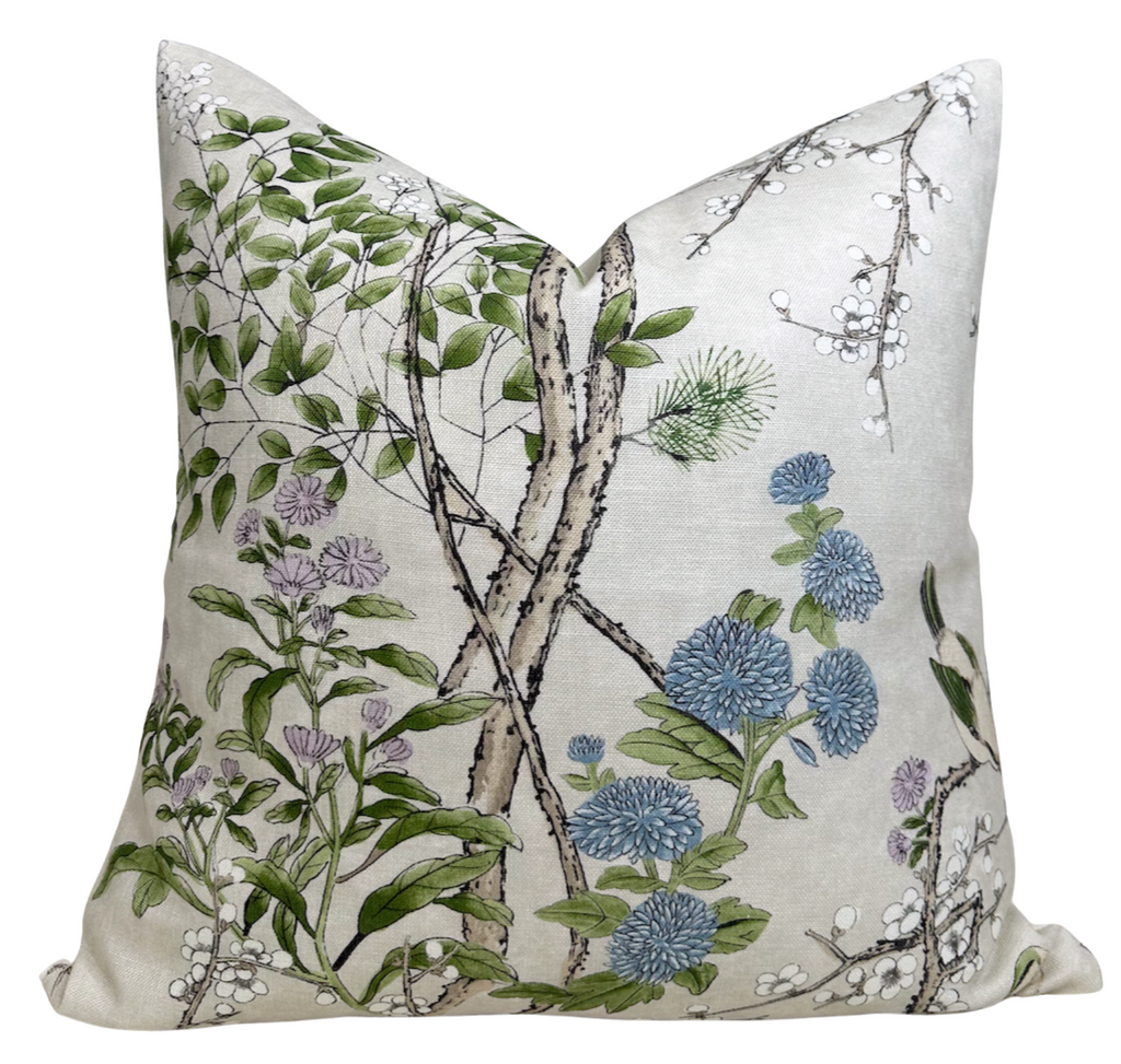 Katsura Pillow Cover in Lavender, Thibaut Pillows