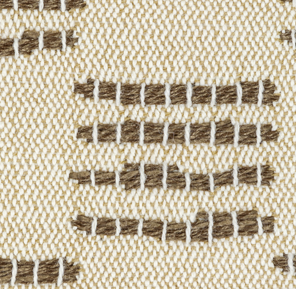 Stroll Pillow Cover in Ivory Brown, Kelly Wearstler Textiles