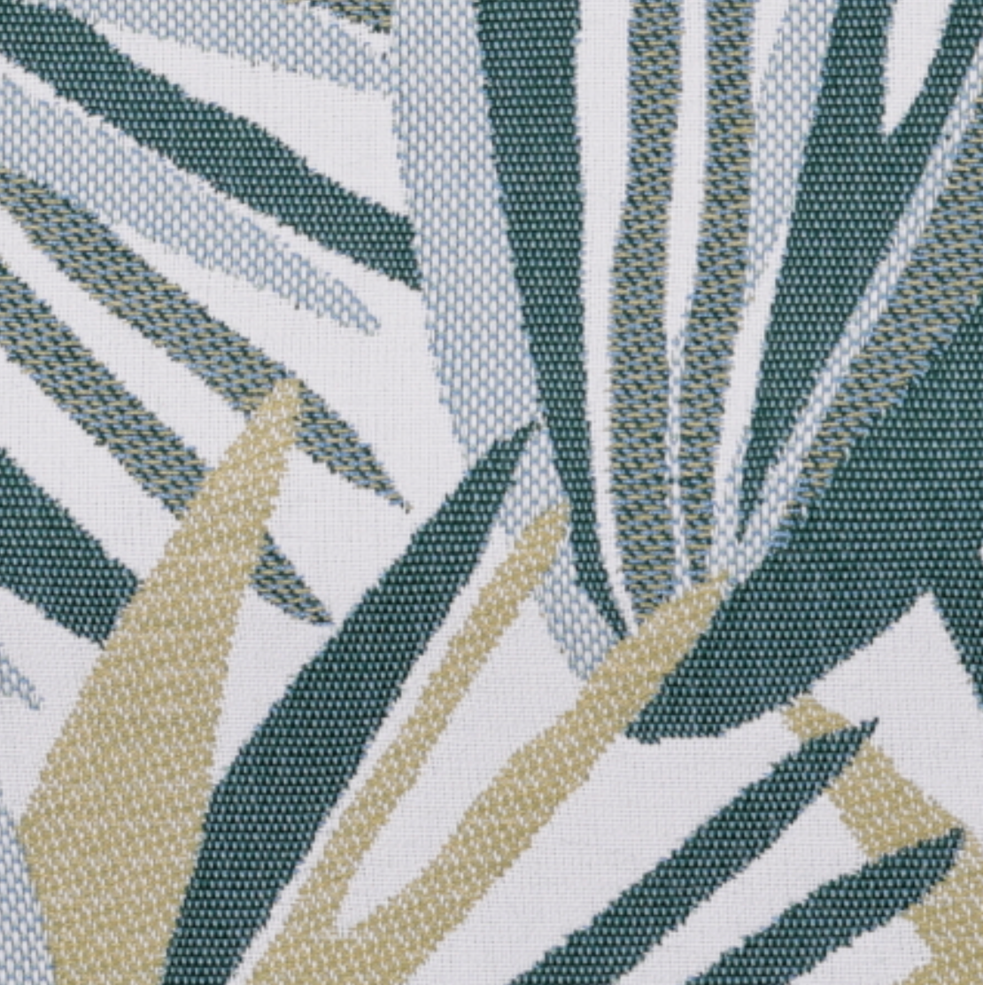 Palmetto Pillow Cover in Verdigris, Perennials Textiles